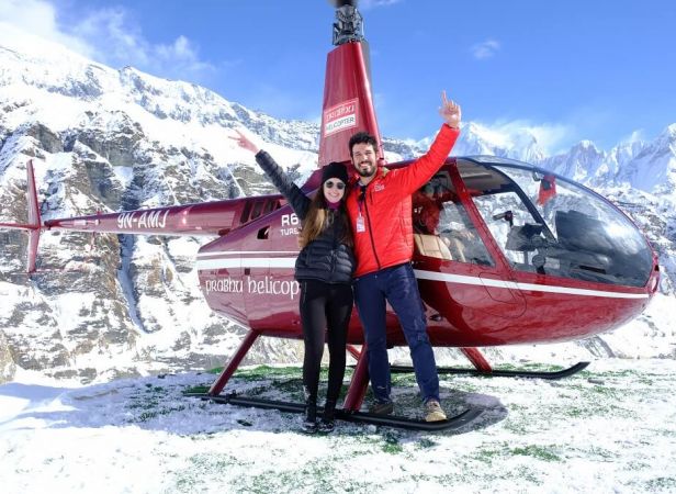 Exclusive Pokhara to Annapurna Helicopter Tour including Kathmandu