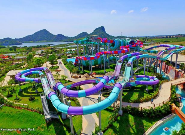 Ramanyana Water park full day all slides including buffet lunch with pick and drop