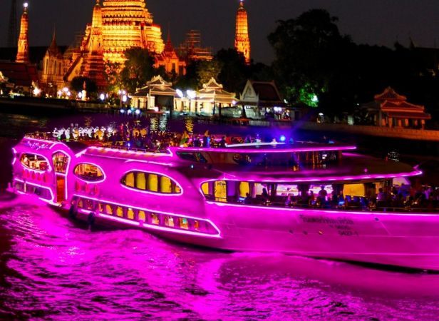 Evening River cruise by Wonderful pearl with Buffet International Dinner